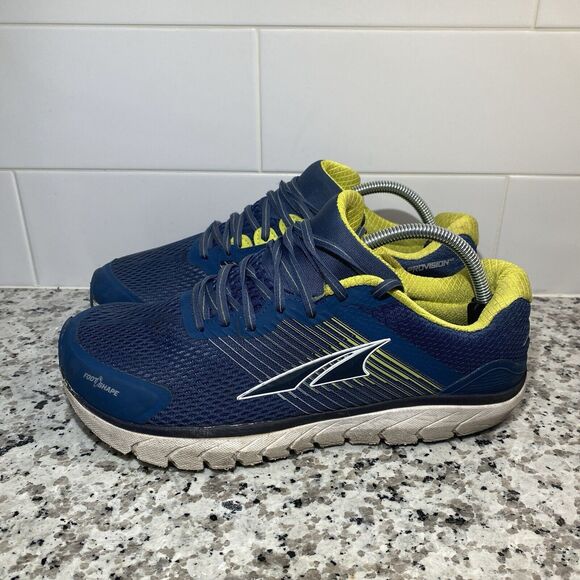 Altra Other - Altra Provision 4.0 Running Shoes Blue Yellow Foot Shape Men’s Size US 10